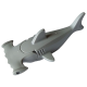 LEGO pörölycápa kalapácsfejű cápa, világosszürke (14518c03pb02)