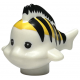 LEGO hal mintás, fehér (104054)