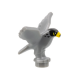 LEGO madár sólyom, sötétszürke (2581pb01)