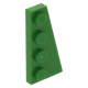 LEGO ék/szárny alakú lapos elem 4x2 jobbos, zöld (41769)