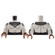 LEGO felsőtest öv és kard mintás ruha mintával, fehér (76382)