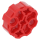LEGO technic csatlakozó-blokk kerek 2db pin- és 3db tengely-csatlakozóval, piros (98585)