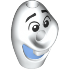 LEGO Olaf hóember fej (Disney), fehér (78574)