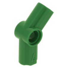 LEGO technic 135°-os tengely és pin csatlakozó #4, zöld (32192)