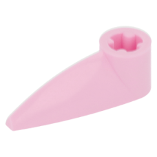 LEGO Bionicle szem/fog 1×3, világos rózsaszín (48267)