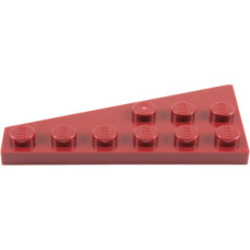 LEGO ék/szárny alakú lapos elem 6x3 jobbos, sötétpiros (54383)