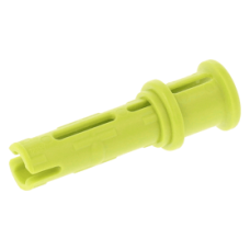 LEGO technic 3 hosszú pin  végén tengely-csatlakozóval, lime (32054)