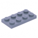 LEGO lapos elem 2x4, homokkék (3020)
