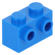 LEGO kocka 1x2 oldalán két bütyökkel, kék (11211)