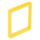 LEGO ajtókeret/ablakkeret 1×6×6, sárga (42205)