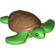 LEGO teknős tengeri, világoszöld-középsötét testszínű (104101)