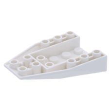 LEGO ék/szárny 6×4 fordított összekapcsolt bütykökkel, fehér (4856)