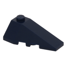 LEGO ék/szárny alakú tetőelem 4x2 jobbos, sötétkék (43711)