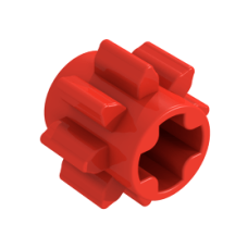 LEGO technic fogaskerék 8 fogas, piros (11955)
