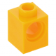 LEGO technic kocka lyukkal 1 × 1, világos narancssárga (6541)