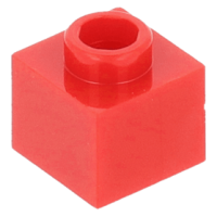 LEGO kocka 1x1x2/3, piros (86996)