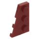 LEGO ék/szárny alakú lapos elem 3x2 balos, sötétpiros (43723)