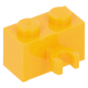 LEGO kocka 1x2 egyik oldalán fogóval, világos narancssárga (30237b)