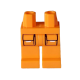 LEGO láb zseb mintával, narancssárga (103154)
