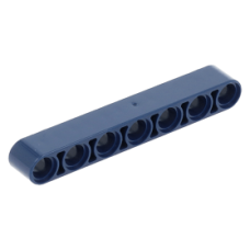 LEGO technic emelőkar 1×7, sötétkék (32524)