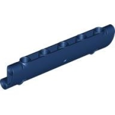 LEGO technic fal/panel elem íves 11×2×3, sötétkék (62531)
