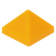 LEGO tetőelem piramis alakú 1×1×2/3, világos narancssárga (22388)
