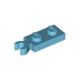 LEGO lapos elem 1x2 fogóval, közép azúrkék (78256)