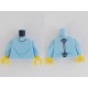LEGO felsőtest kórházi köpeny mintával, világoskék (76382)