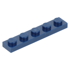 LEGO lapos elem 1x5, sötétkék (78329)