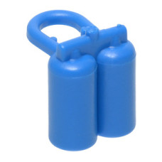 Eredeti, új LEGO oxigénpalack, kék (3838) - viselhető kiegészítő a minifigurákhoz
