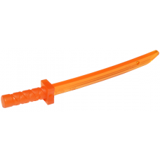 LEGO szamuráj kard, átlátszó narancssárga (21459)