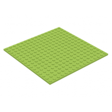 LEGO lapos elem 16x16, lime (91405)