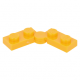 LEGO lapos csuklós elem 1×4, világos narancssárga (2429c01)