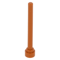 LEGO antenna 1×4 csapott tetővel, sötét narancssárga (3957)