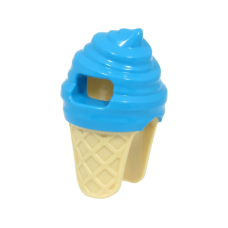 LEGO fagylalt jelmez, sötét azúrkék-sárgásbarna (80678)