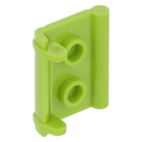 LEGO könyv hátsórésze két bütyökkel, lime (24324)