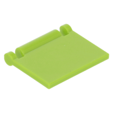 Eredeti, új LEGO könyvborító lapja, lime (24093) - hasznos kiegészítő minifigurák felszereléséhez