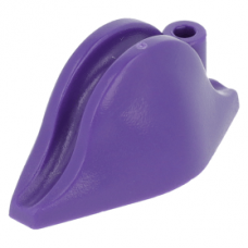 LEGO kalózsisak minta nélkül (Pirates), sötétlila (2528)  --- Debrecenben raktáron!