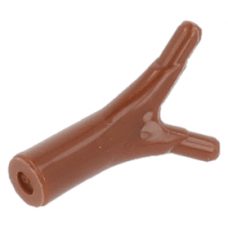 LEGO növényszár háromágú, vörösesbarna (68211) --- Debrecenben raktáron!