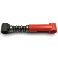 LEGO technic lengéscsillapító 6.5 hosszú kemény rugóval, piros (89954)