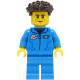 LEGO City férfi kutató űrhajós minifigura 60349 (cty1421) 