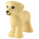 LEGO kutya, sárgásbarna (102432)