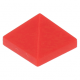 LEGO tetőelem piramis alakú 1×1×2/3, piros (22388)
