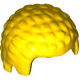 LEGO férfi haj göndör, sárga (21778)