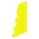 LEGO ék/szárny alakú lapos elem 4x2 balos, neon sárga (41770)