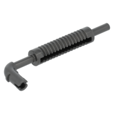 LEGO kipufogócső technic pin csatlakozóval, gyöngyház sötétszürke (65571)