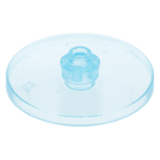 LEGO tál fordított 4x4 lyukas bütyökkel, átlátszó világoskék (35394)