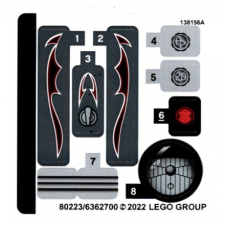 LEGO matrica a 42132-es számú készlethez (Technic) 