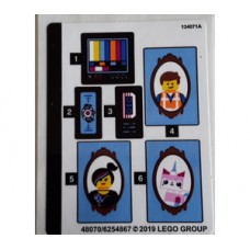 LEGO matrica a 70831-es számú készlethez (The LEGO Movie 2) 