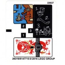 LEGO matrica a 70591-es számú készlethez (Ninjago) 